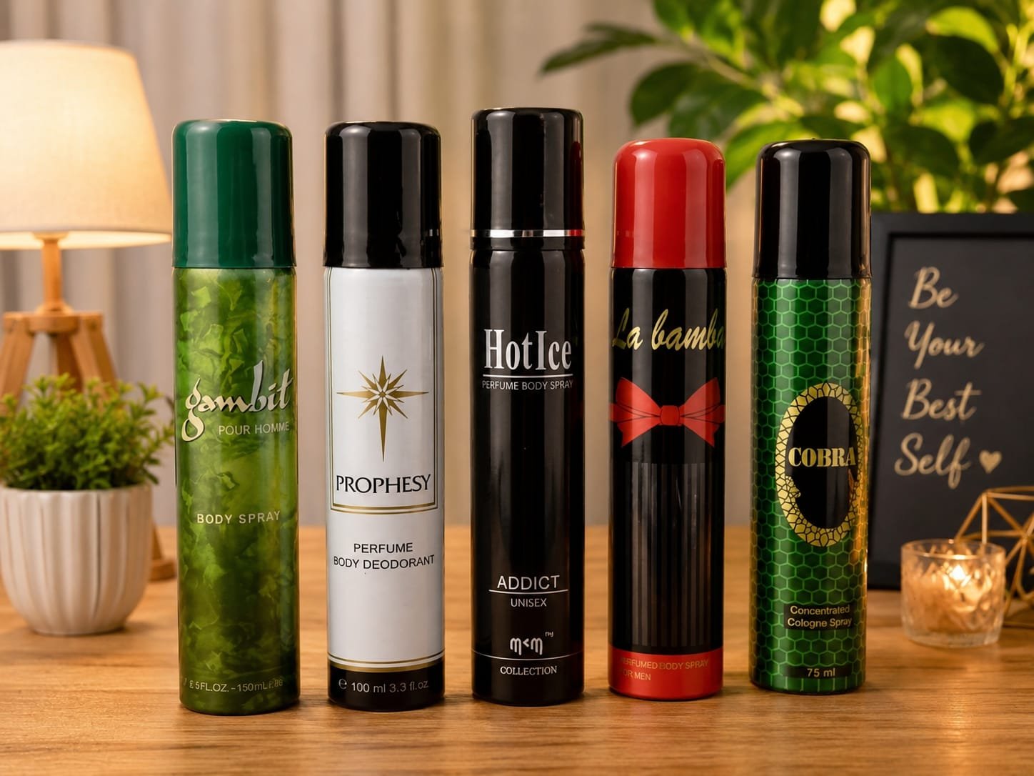 5 in 1 Premium Perfume Combo Set – Diable Blue, DO IT!, Hot Ice , Forever, Gambit | ৳৮৯০ Only
