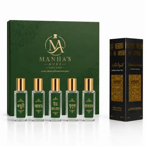 Sunnah Combo 5 pieces premium ator Free 400ML kiswatulkaaba